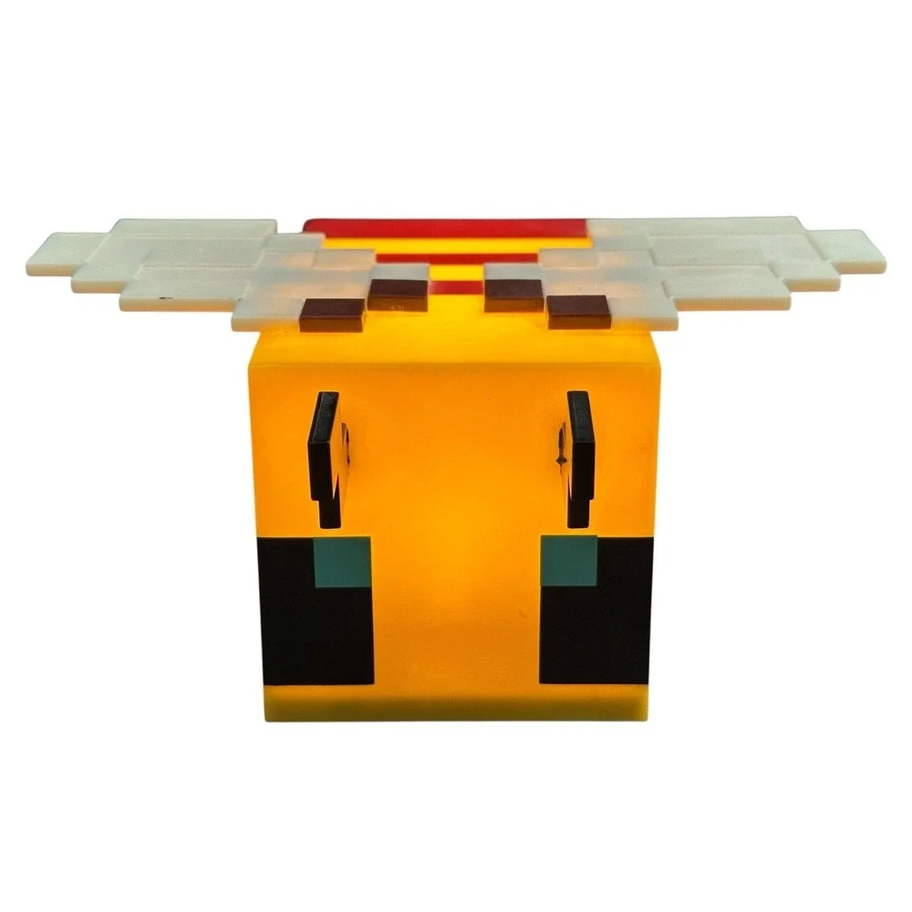 Minecraft Yellow Bee Figural Mood Light 5 Inches Tall‎ Tested And Working